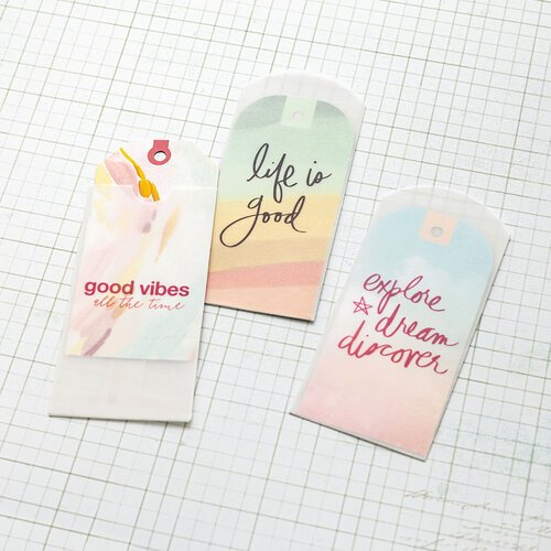 Heidi Swapp - Sun Chaser - Embellishments - Tag Set