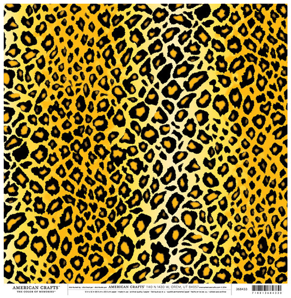 12X12 PATTERNED PAPER Leopard