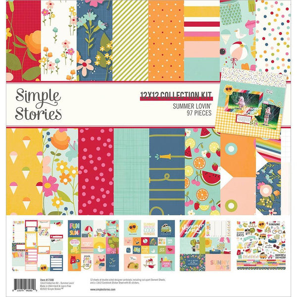 Simple Stories - Summer Lovin - Collection Kit 12"X12"