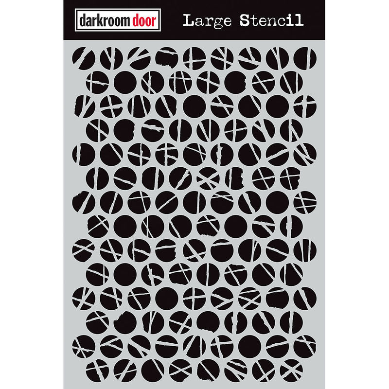 Darkroom Door - Large Stencil - Polka Dots