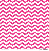 12X12 PATTERNED PAPER Pink Chevron