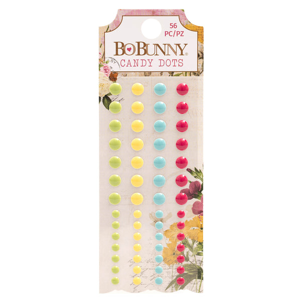 BO BUNNY - BOTANICAL JOURNAL - ENAMEL DOTS (56 PIECE)