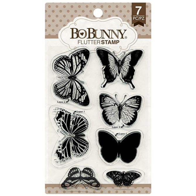 BO BUNNY - Flutter Stamp