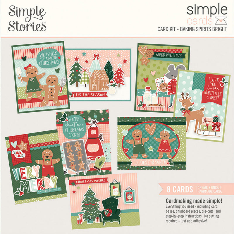 Simple Stories - Baking Spirits Bright - Simple Cards - Card Kit