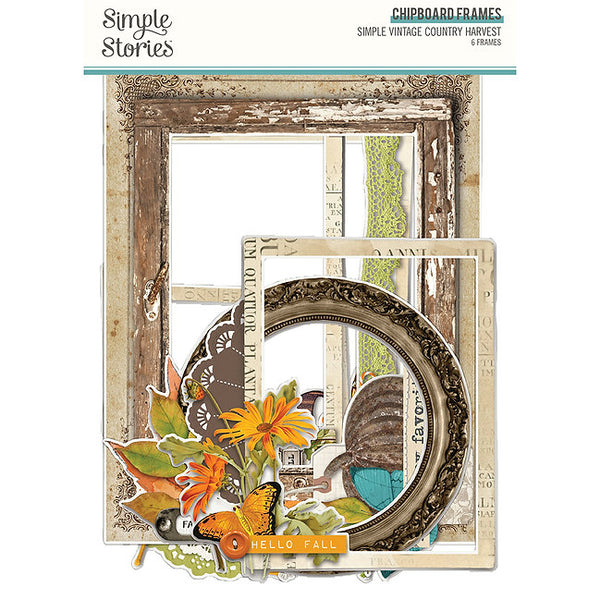 Simple Stories - Simple Vintage Country Harvest - Chipboard Frames