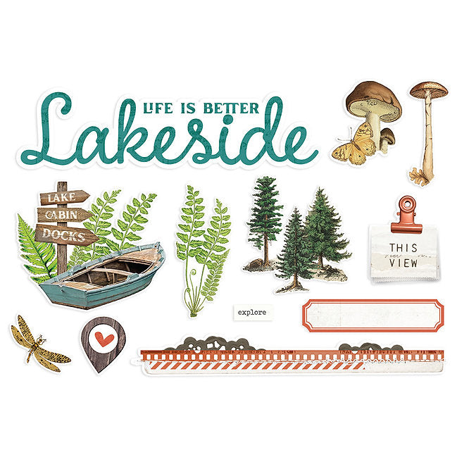 Simple Stories - Simple Vintage Lakeside - Simple Page Pieces