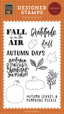 Carta Bella Paper - Welcome Fall - Clear Photopolymer Stamps - Pumpkins Please