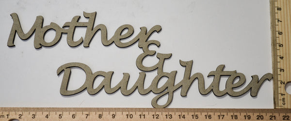 2 Crafty Chipboard - Mother and Daughter