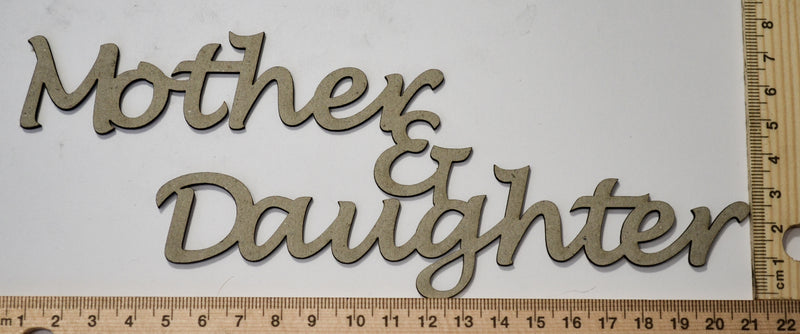 2 Crafty Chipboard - Mother and Daughter