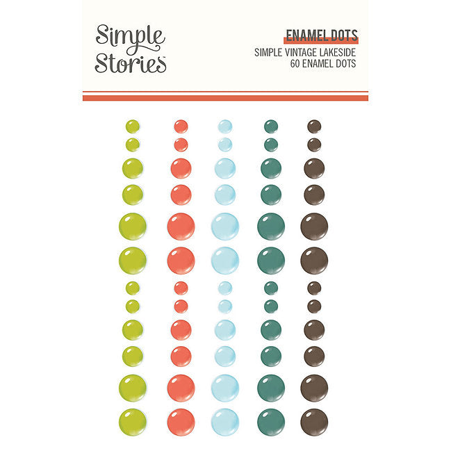 Simple Stories - Simple Vintage Lakeside - Enamel Dots