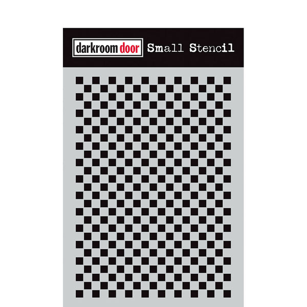 Darkroom Door - Small Stencil - Checkered