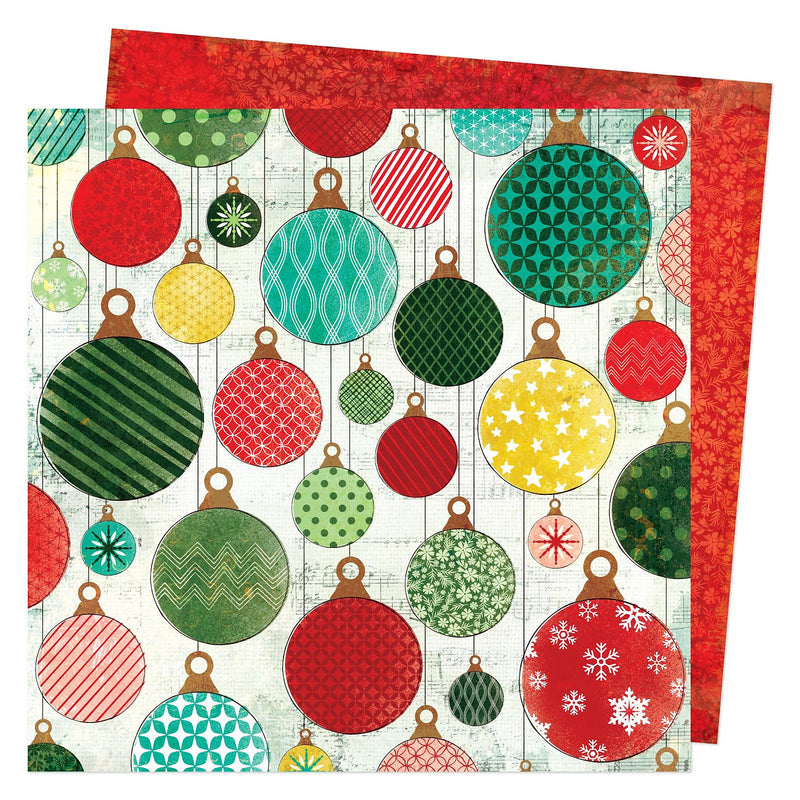 VICKI BOUTIN - WARM WISHES - 12 X 12 PAPER - DECK THE HALLS