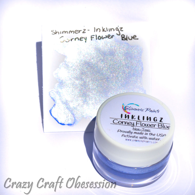 Shimmerz Paints - Inklingz - Corney Flower Blue