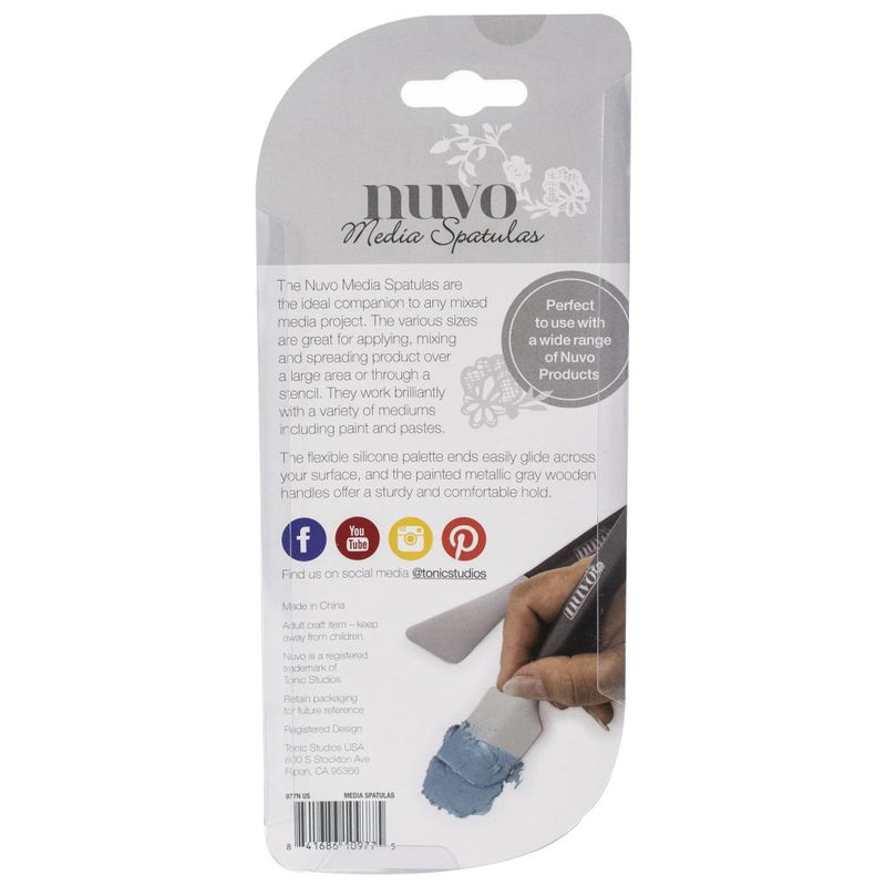 Nuvo - Media Spatulas - 2/Pkg