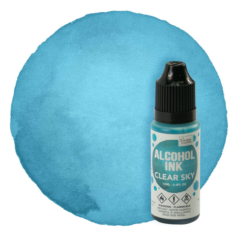 Couture Creations - Alcohol Ink 12ml - Aqua / Clear Sky