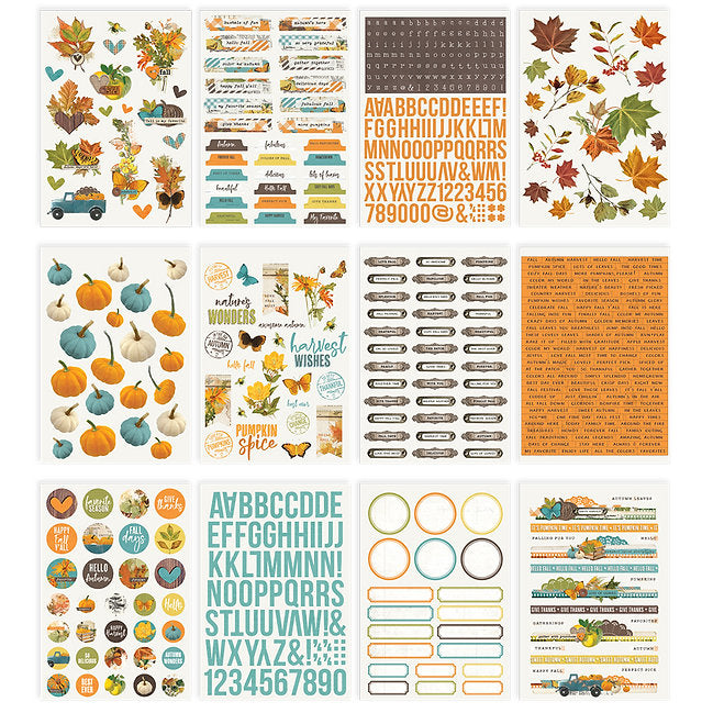 Simple Stories - Simple Vintage Country Harvest - Sticker Book