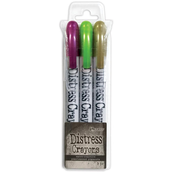 Tim Holtz - Distress Pearlescent Crayon - Halloween Set  #4