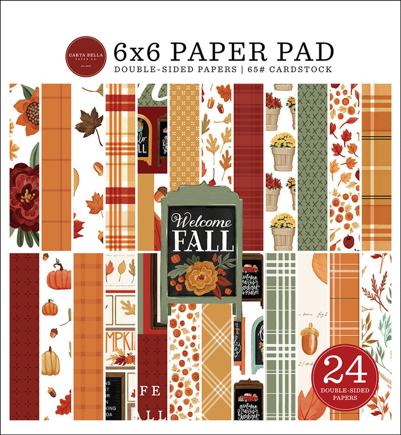 Carta Bella Paper - Welcome Fall - 6 x 6 Paper Pad