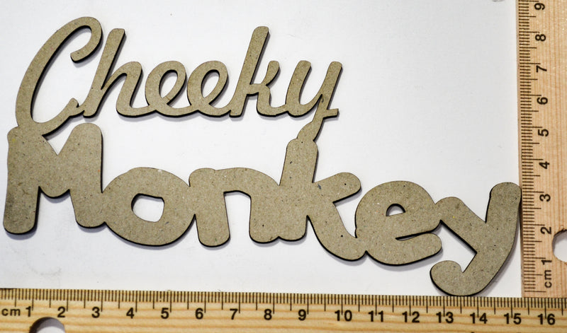 2 Crafty Chipboard - Cheeky Monkey