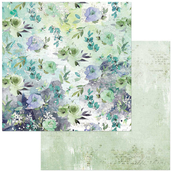 49 and Market - ARToptions Viken - 12 x 12 Double Sided Paper - Floral Notes