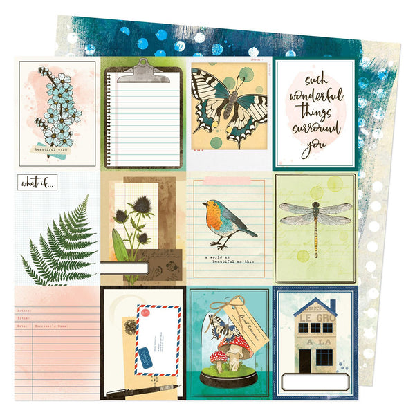 VICKI BOUTIN - FERNWOOD - 12 X 12 PATTERNED PAPER - FERNWOOD 3 X 4