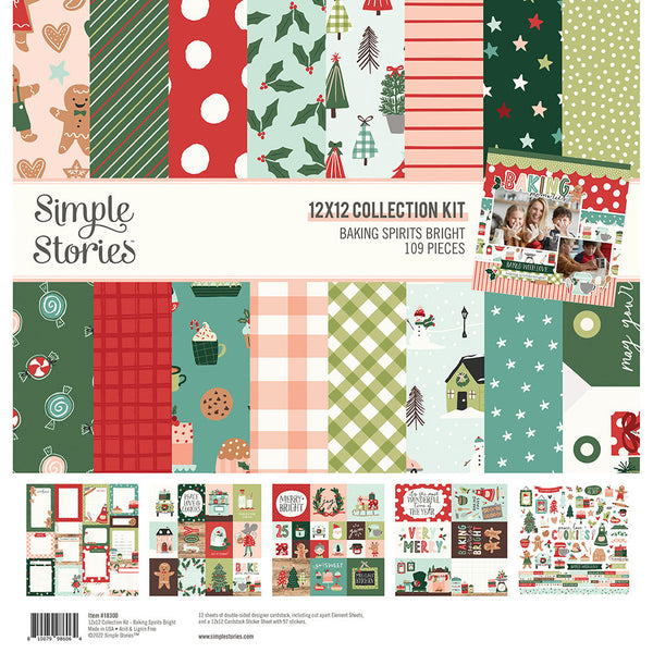 Simple Stories - Baking Spirits Bright - 12 x 12 Collection Kit