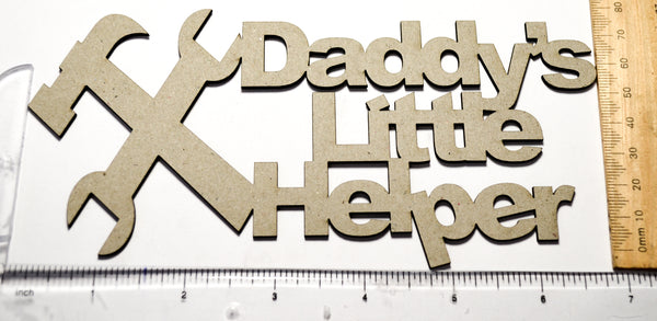 2 Crafty Chipboard - Daddy's Little Helper