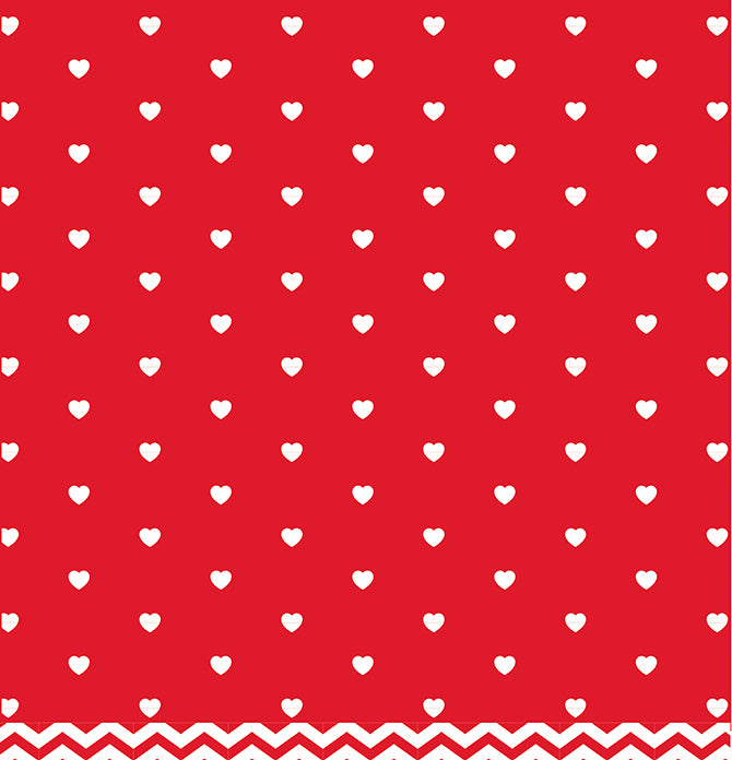 12X12 PATTERNED PAPER Red Chevron