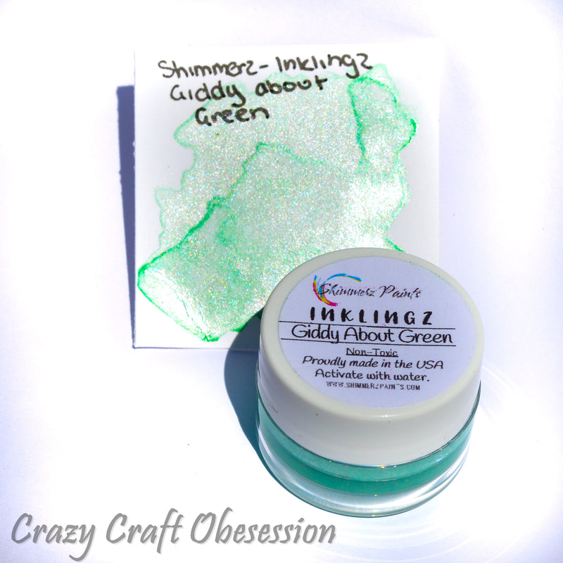 Shimmerz Paints - Inklingz - Giddy About Green