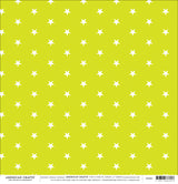 12X12 PATTERNED PAPER Lime Stars