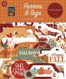 Carta Bella Paper - Welcome Fall - Ephemera - Frames and Tags