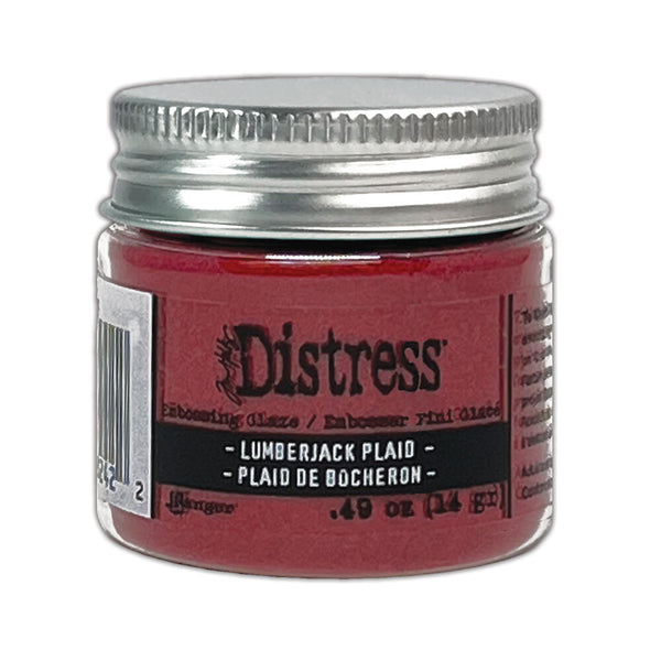 Tim Holtz - Distress Embossing Glaze - Lumberjack Plaid