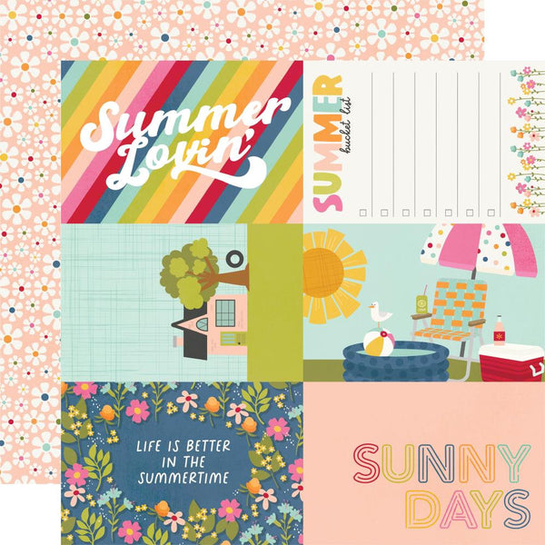 Simple Stories - Summer Lovin - 12"X12" - 4"X6" Elements