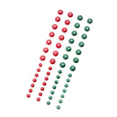 BO BUNNY - CHRISTMAS TREASURES - ENAMEL DOTS (56 PIECE)