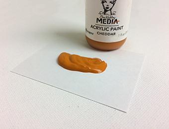 Dina Wakley - Media Acrylic Paints 1 oz Cheddar