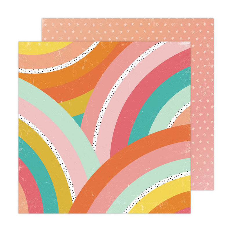 Heidi Swapp - Sun Chaser - 12 x 12 Double Sided Paper - Dreamer