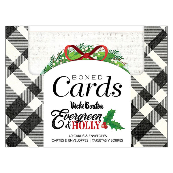 Vicki Boutin - Evergreen and Holly - Boxed Cards