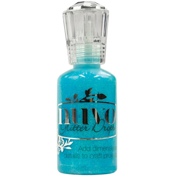 Nuvo - Glitter Drops 1.1oz - Blue Lagoon