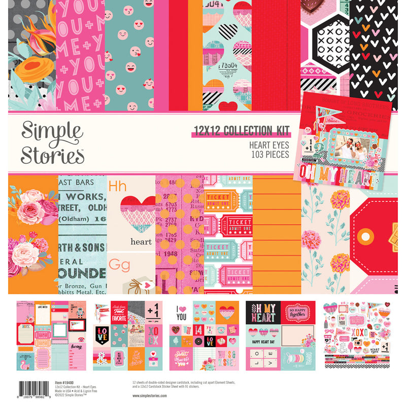 Simple Stories - Heart Eyes - Collection Kit