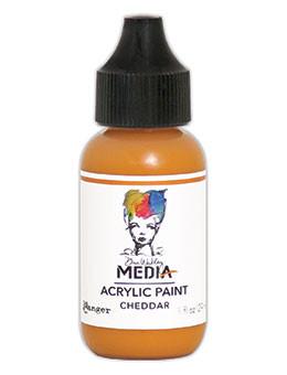 Dina Wakley - Media Acrylic Paints 1 oz Cheddar