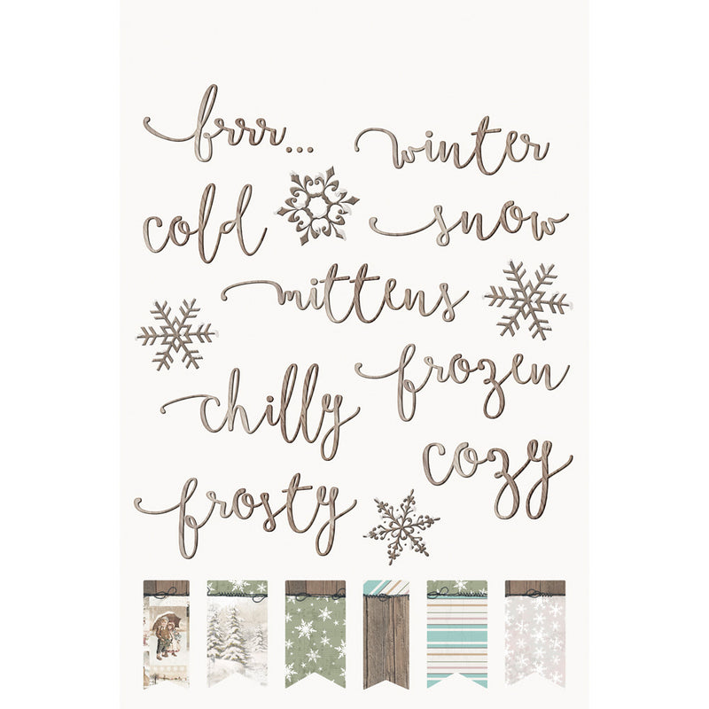 Simple Stories - Simple Vintage Winter Woods - Sticker Book