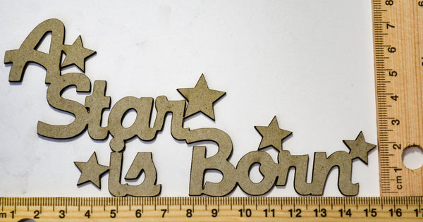 2 Crafty Chipboard - A Star is Born