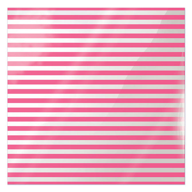 We Are Memory Keepers - 12X12 ACETATE PINK STRIPE