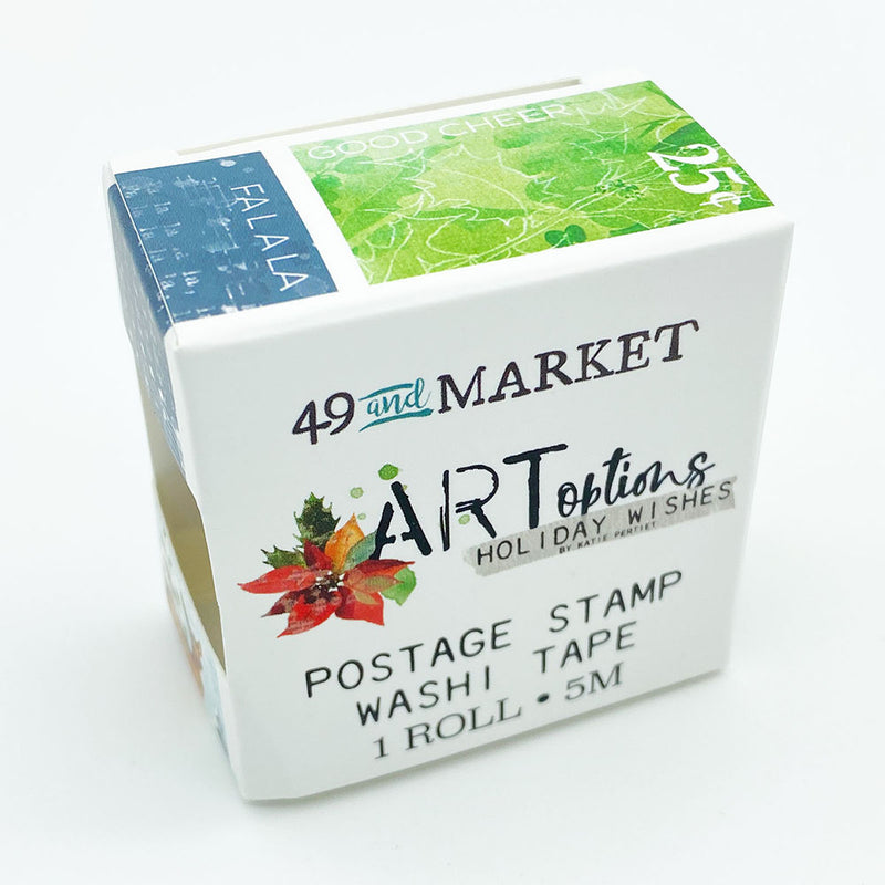 49 and Market - ARToptions Holiday Wishes - Washi Tape - Postage