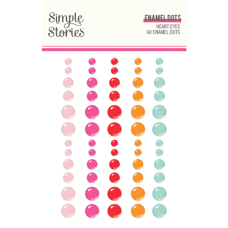 Simple Stories - Heart Eyes - Enamel Dots