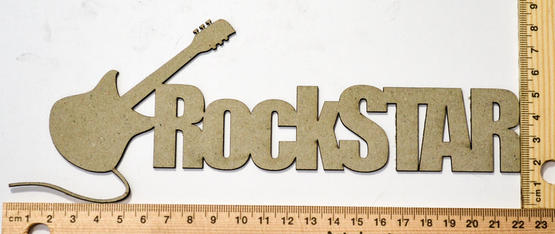 2 Crafty Chipboard - Rockstar