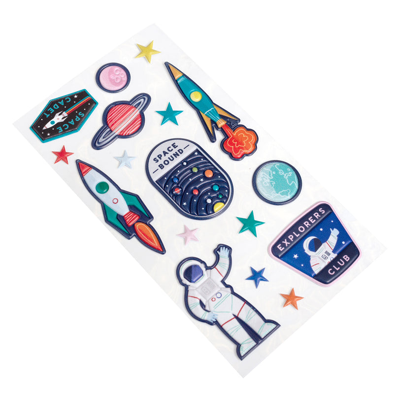 SHIMELLE - FIELD TRIP - EMBOSSED PUFFY STICKERS (17 PIECE)