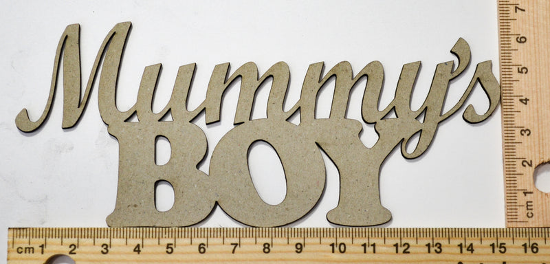 2 Crafty Chipboard - Mummy's Boy