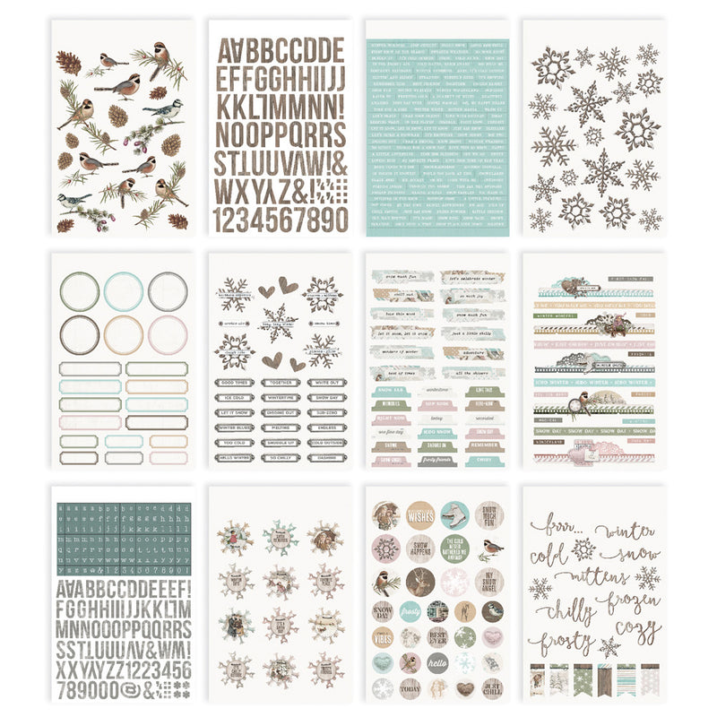 Simple Stories - Simple Vintage Winter Woods - Sticker Book