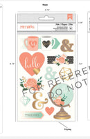 Remarks - 3D Sticker - HELLO - 4.75 X 8.75 - 12PC